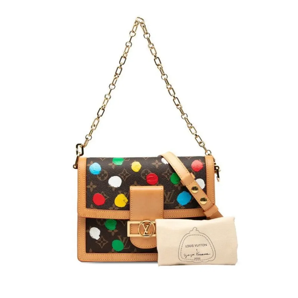 Louis Vuitton Sac Dauphine MM Monogram 2way Bag